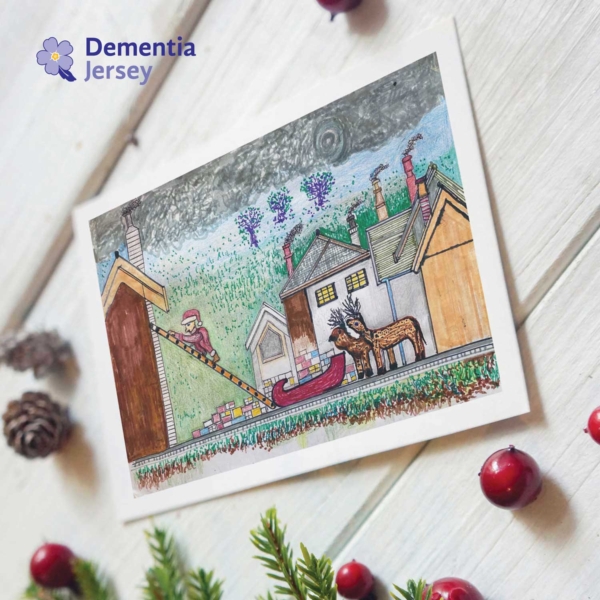 Dementia Jersey Christmas Cards 2024