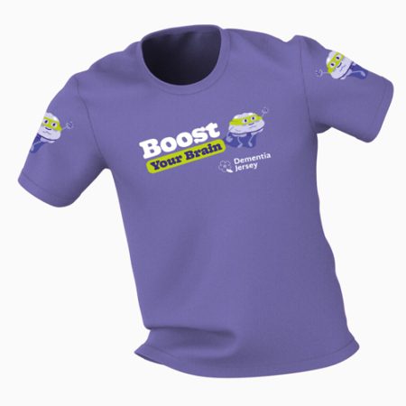 Dementia Jersey Boost your Brain T Shirts