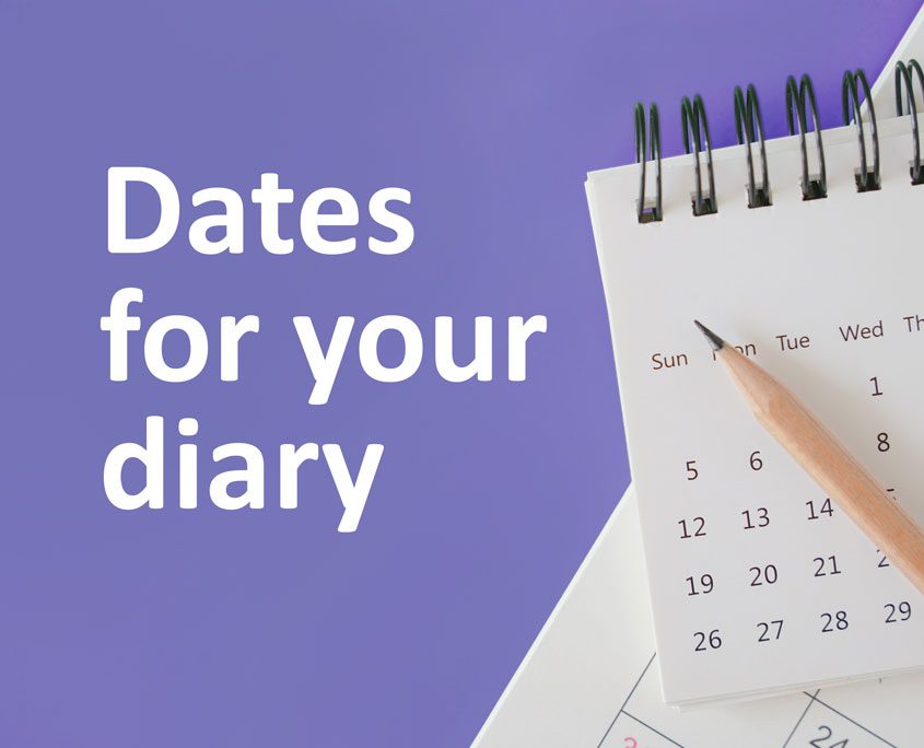 Dementia Jersey Dates for your Diary