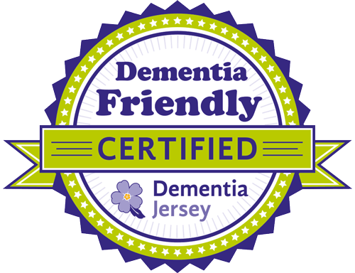Dementia Jersey - Dementia Friendly Certified logo