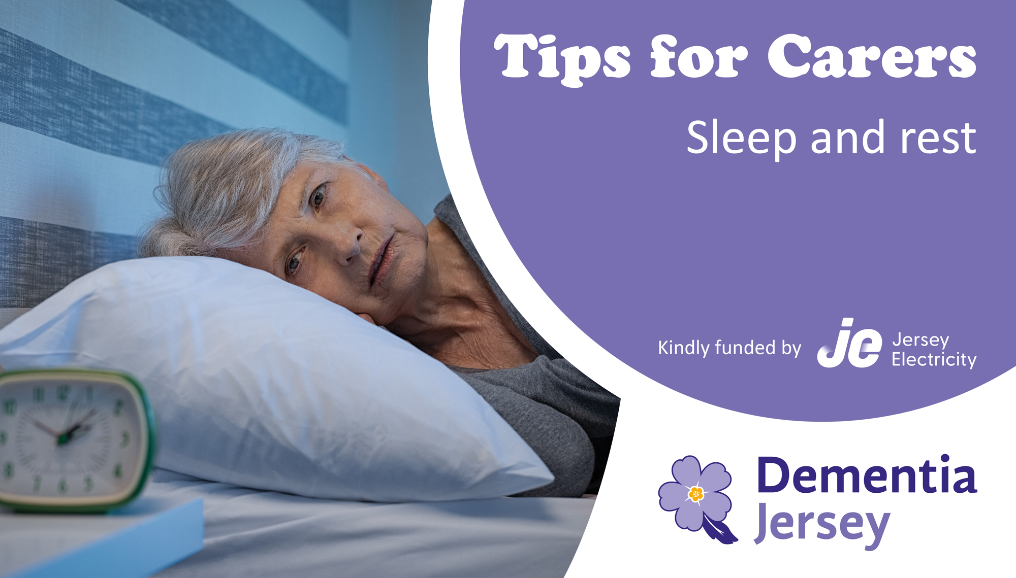 Dementia Jersey Video Tips for Carers Sleep and rest