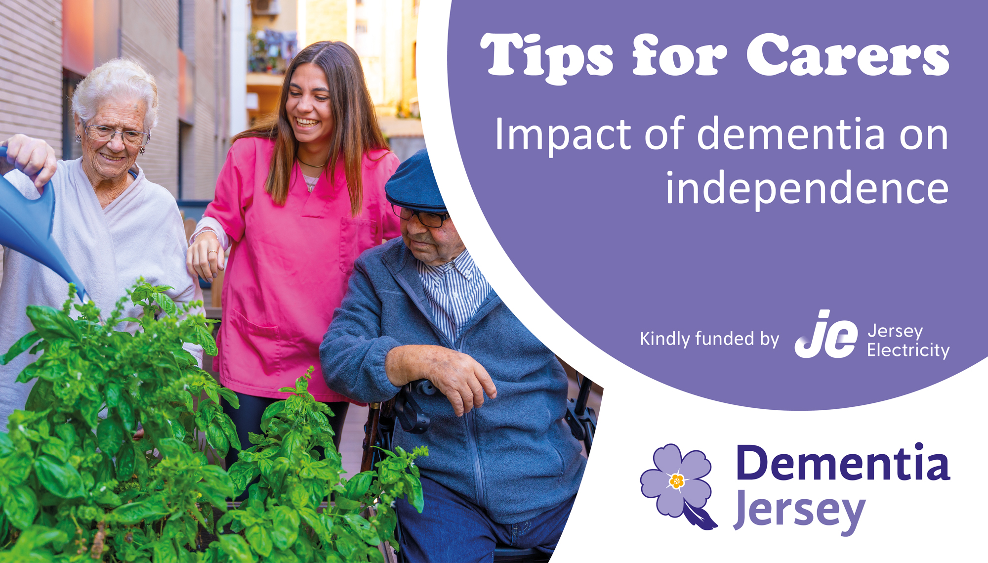 Dementia Jersey Video Tips for Carers Impact of dementia on independence