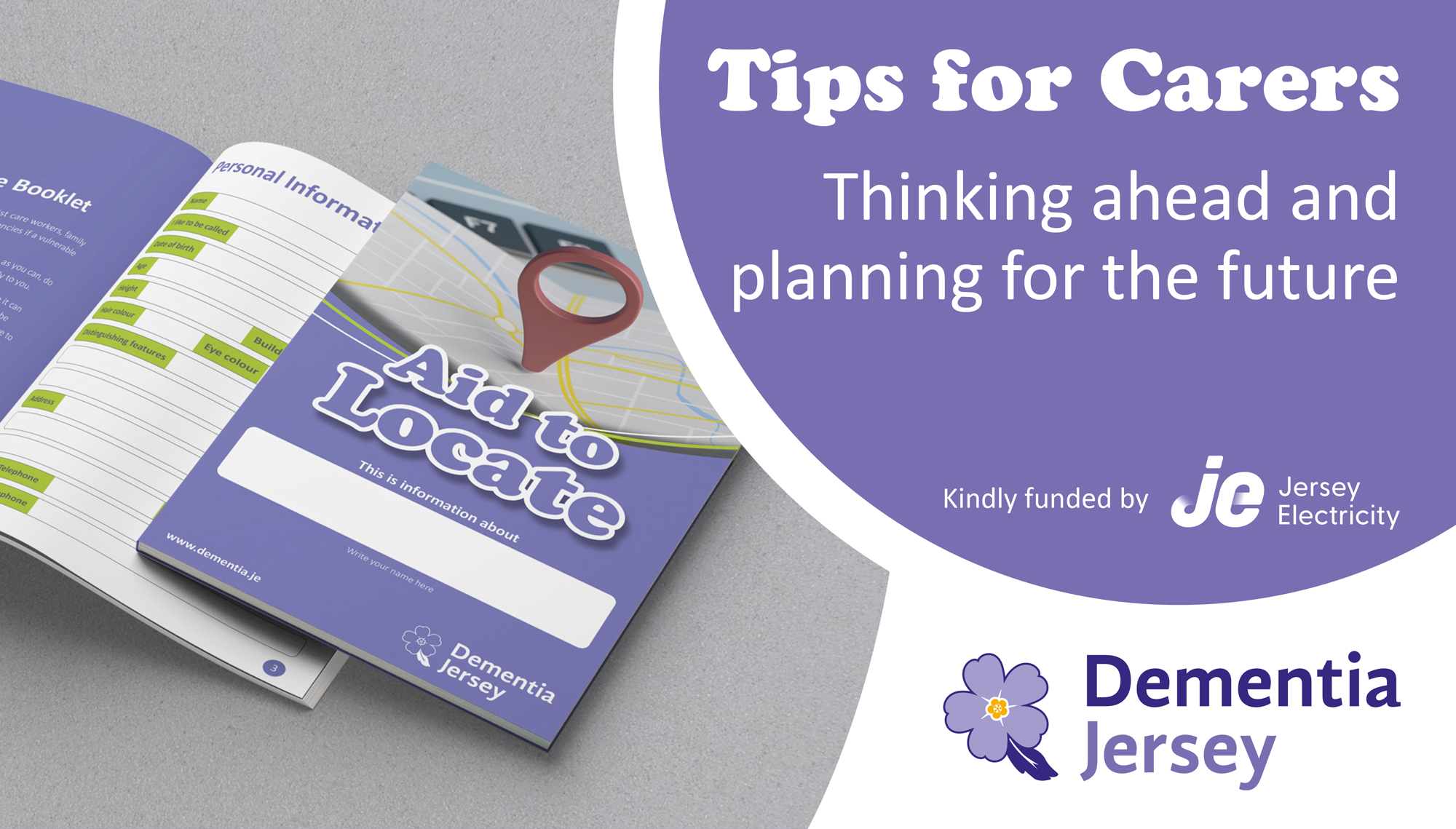 Dementia Jersey Video Tips for Carers Thinking ahead and planning for the future