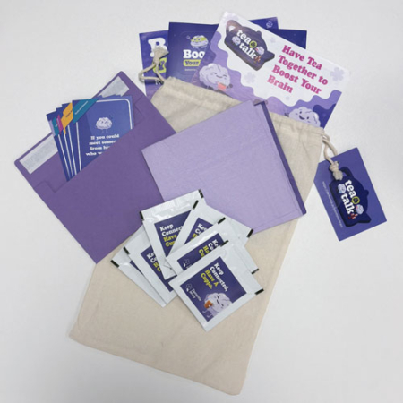 Dementia Jersey Tea and Talk DIY bag