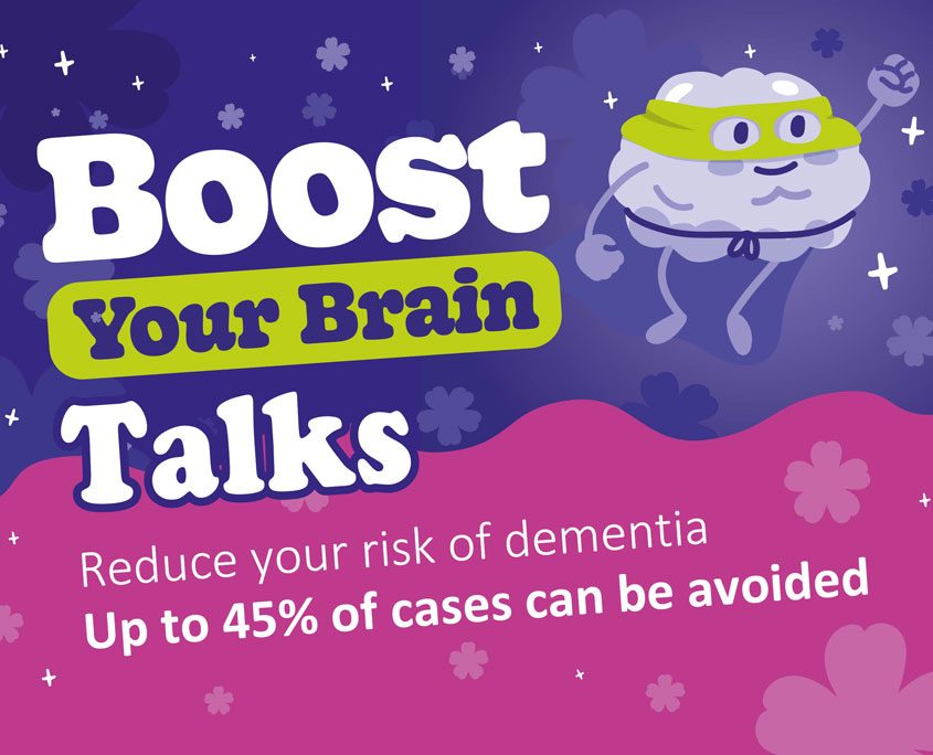 Dementia Jersey Boost your Brain Talks